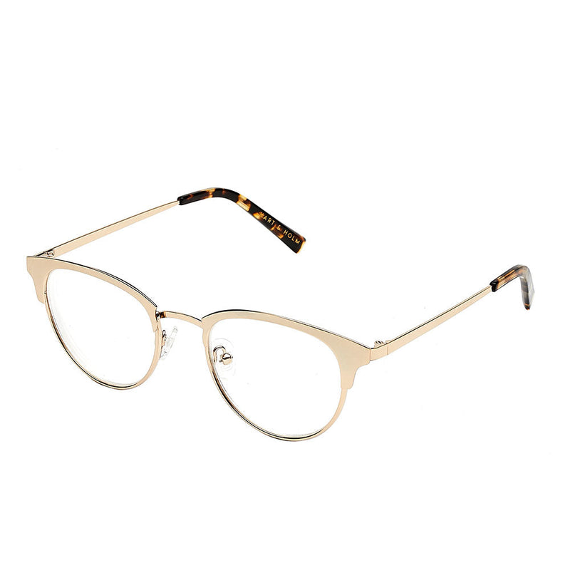 Lucca Gold Læsebrille - PREMIUM