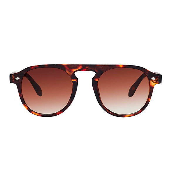 Milano Brown Turtle Solbrille med styrke - CLASSIC