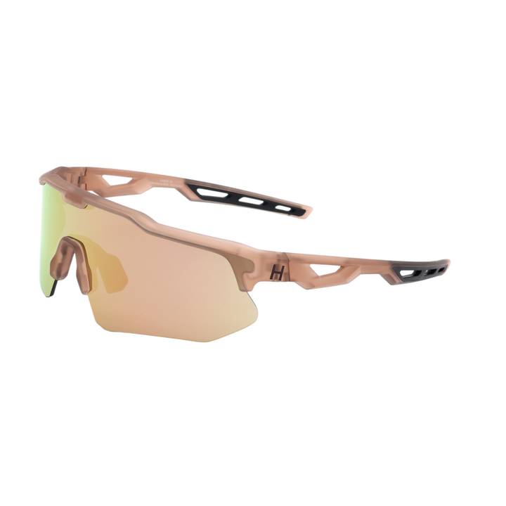 Valenzano Slim Brown Gold Sportsbrille - PREMIUM