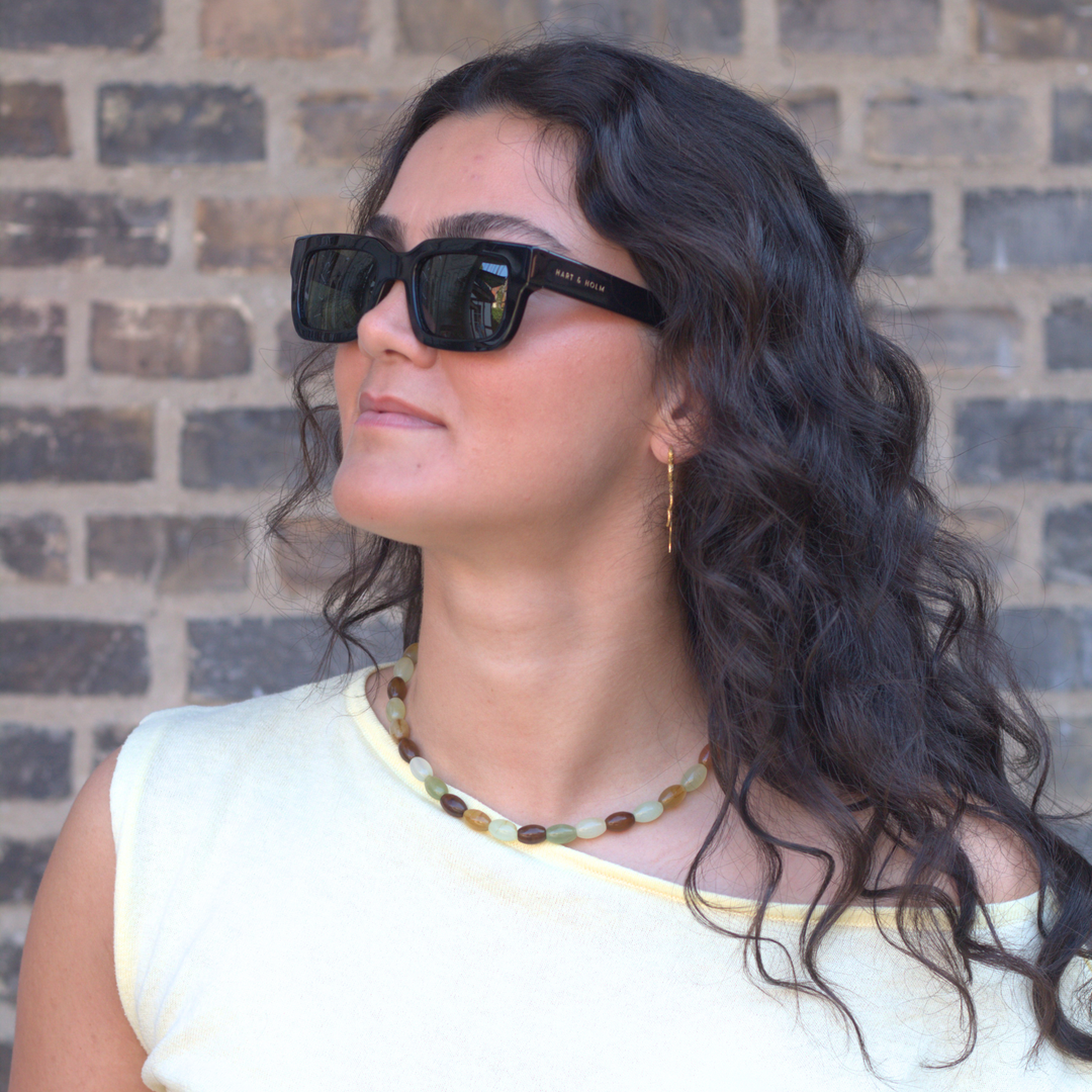 Nuoro Schwarze Sonnenbrille – PREMIUM