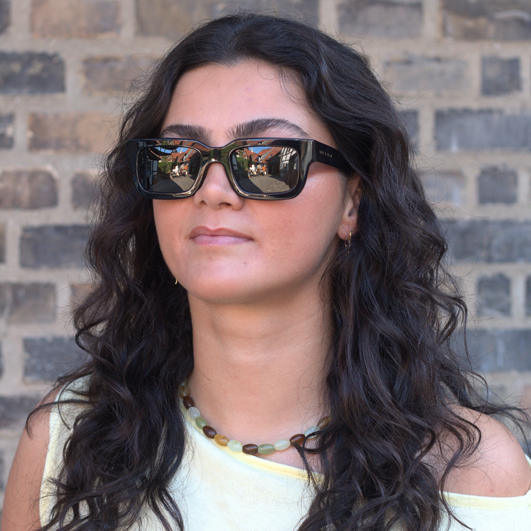 Nuoro Schwarze Sonnenbrille – PREMIUM