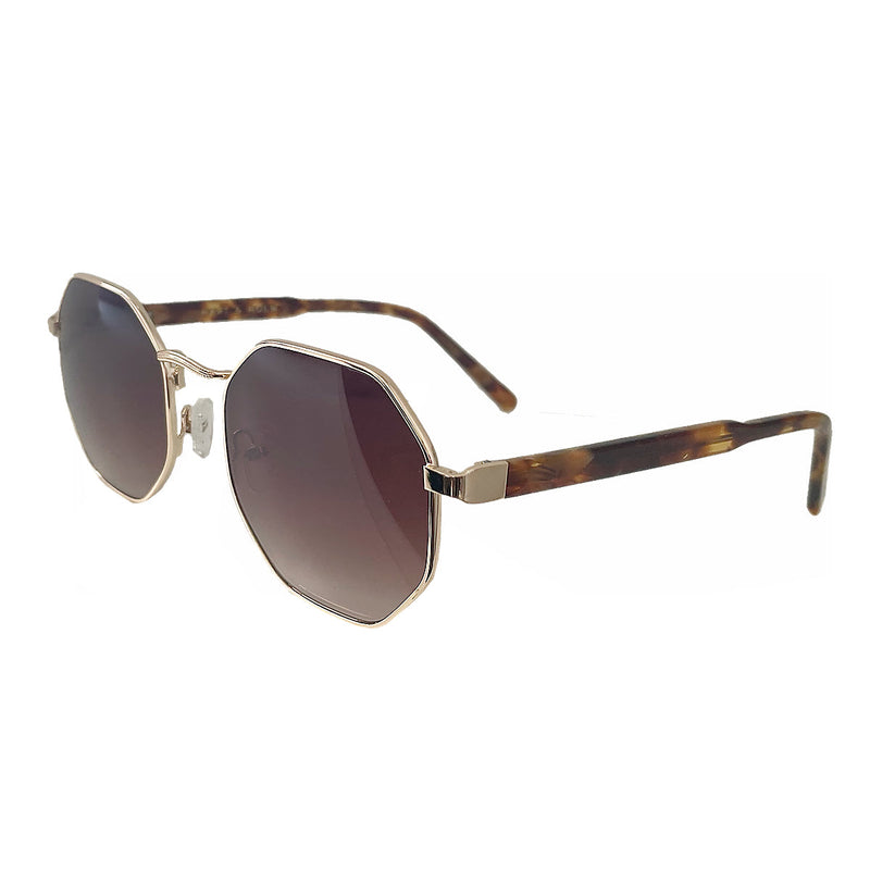 Arezzo Brown Sunglasses - PREMIUM