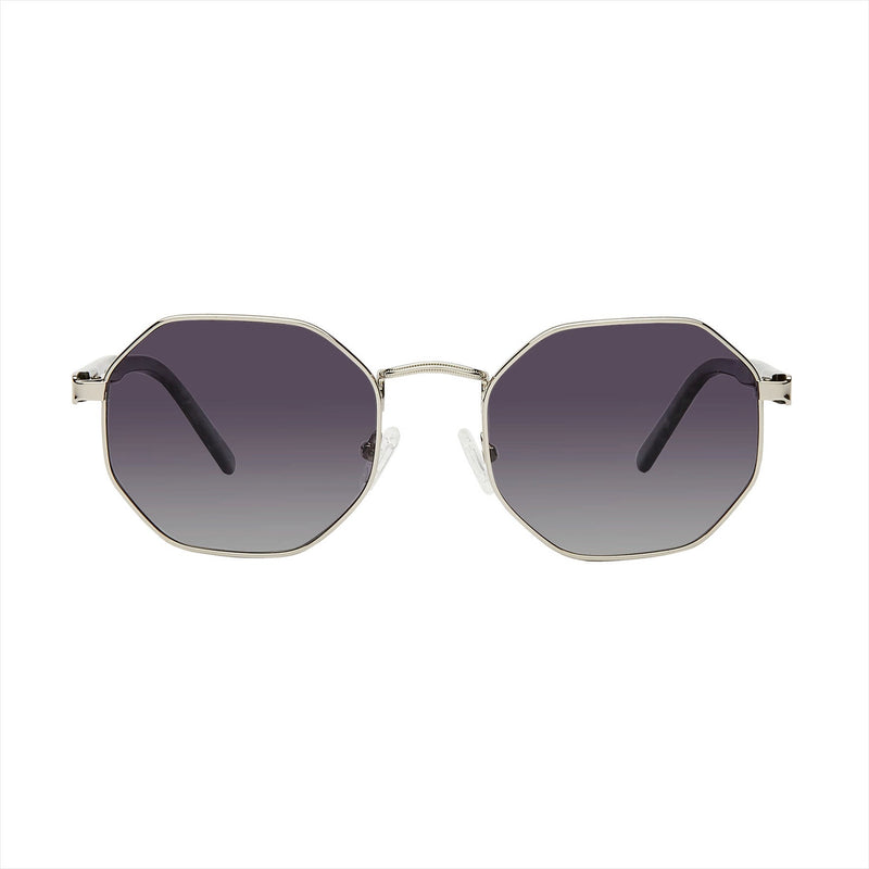Arezzo Silver Sunglasses - PREMIUM