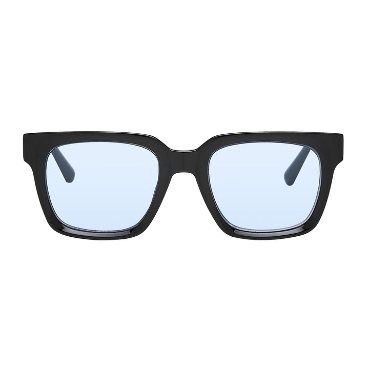 Bacoli Schwarze Blaues Brillenglas Sonnenbrille – KLASSISCH