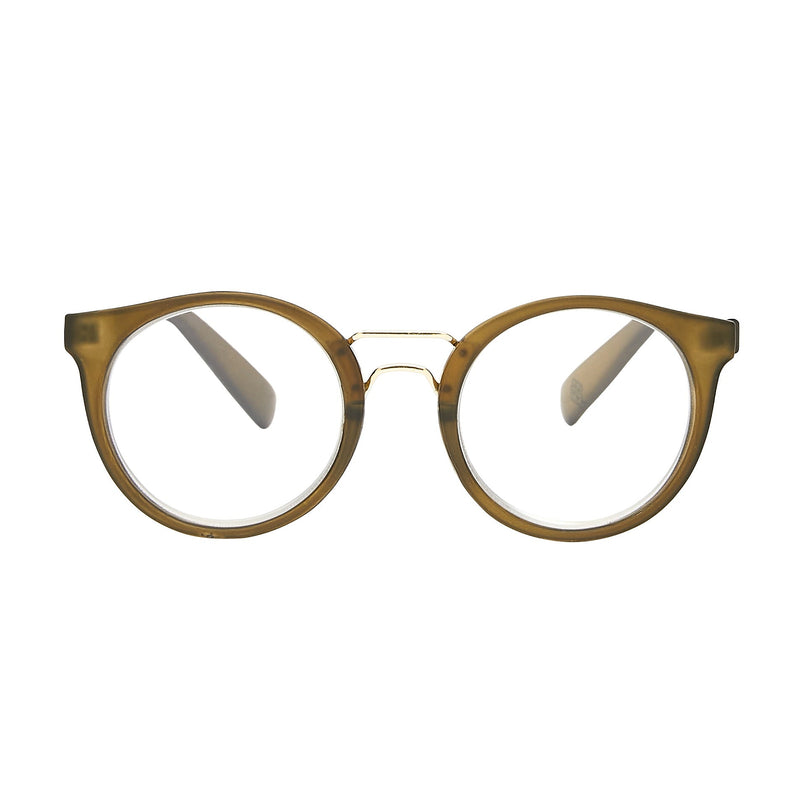 Biella Olive Reading Glasses - CLASSIC