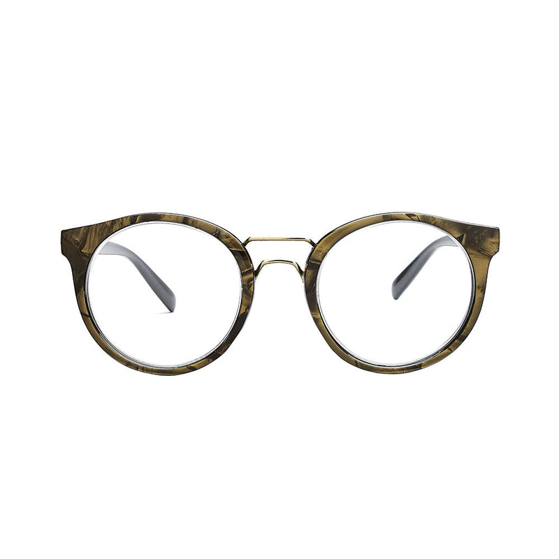 Biella Golden Reading Glasses - CLASSIC