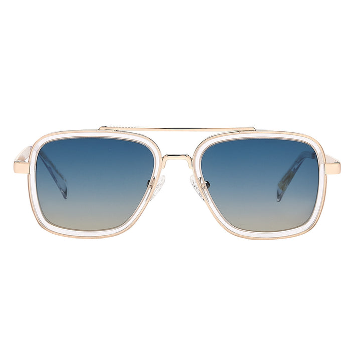 Bolzano Clear Black/Blue Lens Sunglasses - PREMIUM