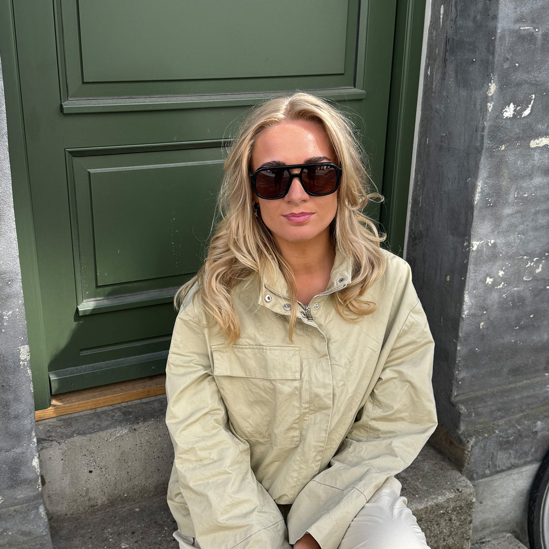 Caldiero Black Brown Lens Sunglasses - PREMIUM