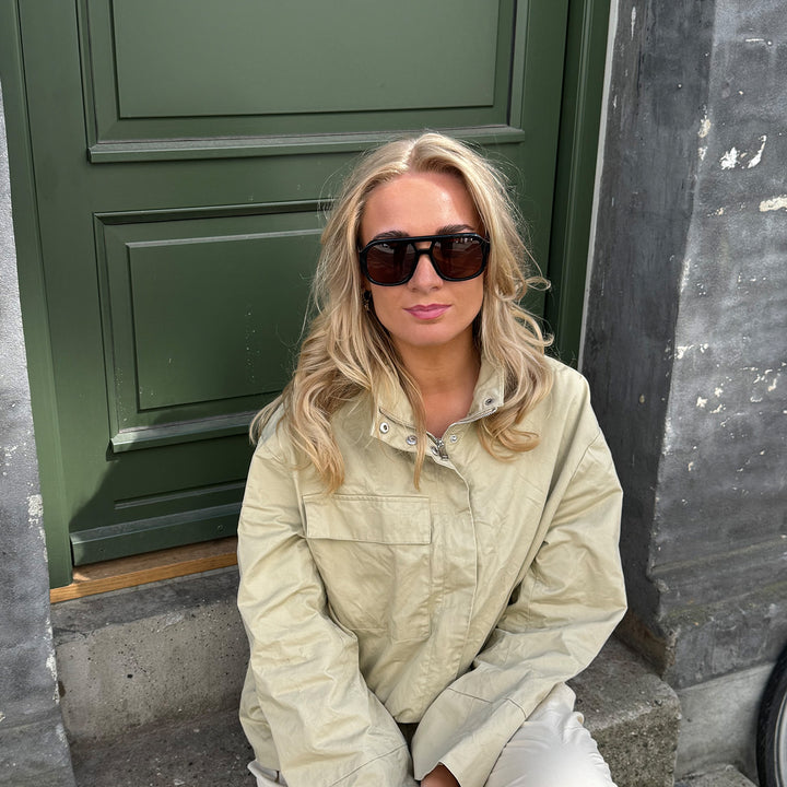 Caldiero Black Brown Lens Sunglasses - PREMIUM