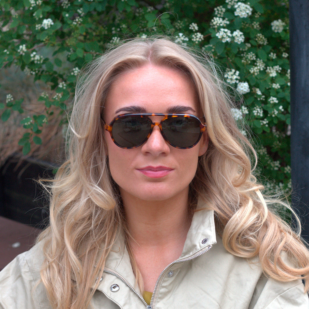 Dego Brown Turtle Sunglasses - PREMIUM
