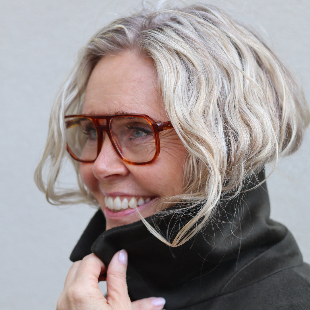 Paolo Amber Turtle Lesebrille - PREMIUM | DAMEN