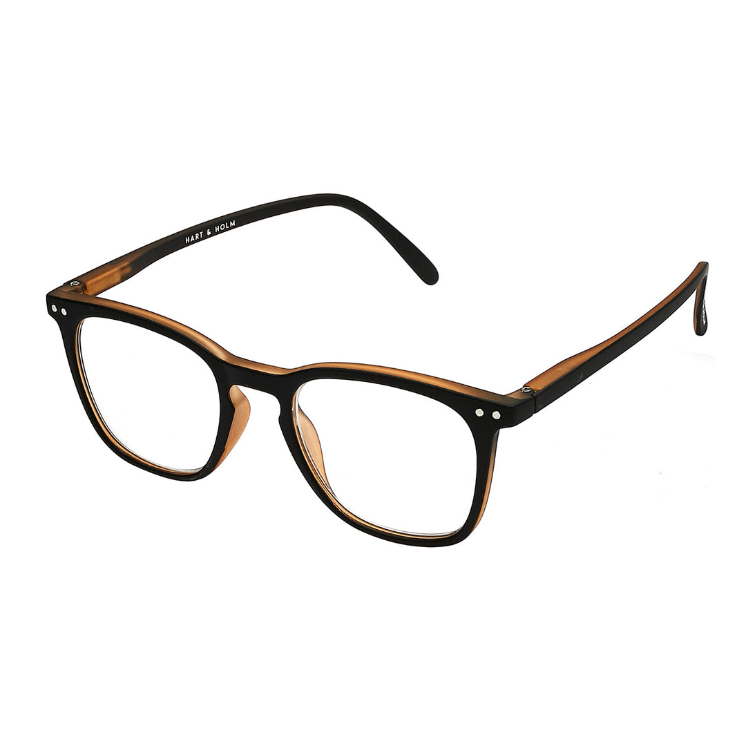 Lazio Black Reading Glasses - CLASSIC | MEN