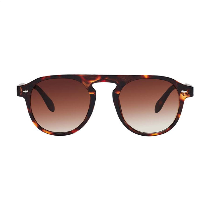 Milano Brown Turtle Solbrille med styrke - CLASSIC | MEN