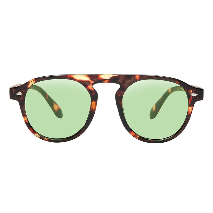 Milano Brown Turtle Green Lens Solbrille - CLASSIC | WOMEN