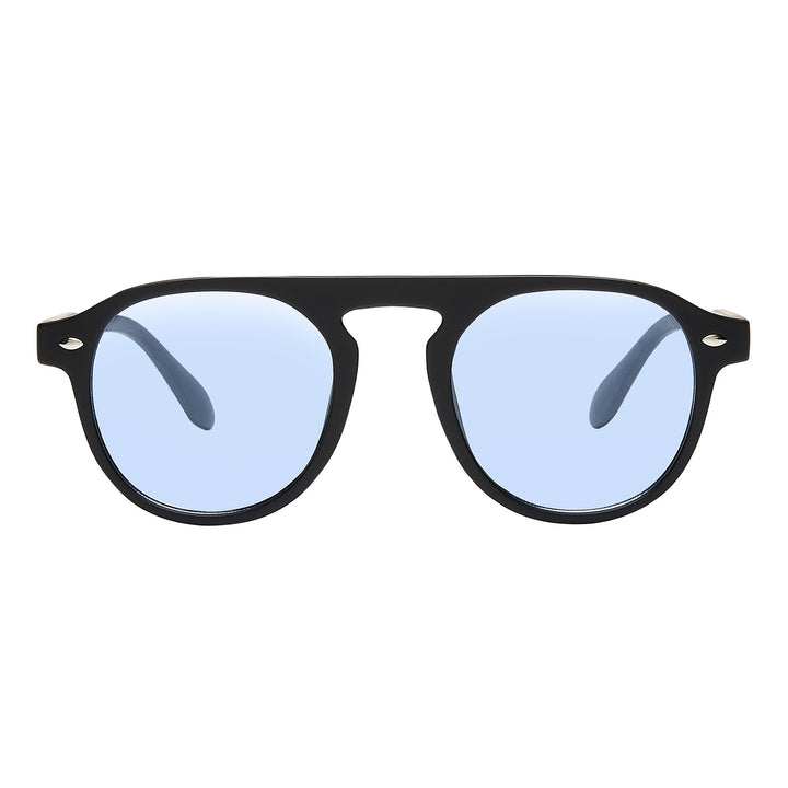 Milano Mat Black Blue Lens Solbrille - CLASSIC | WOMEN