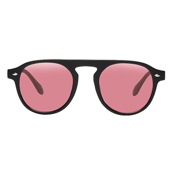 Milano Mat Black Red Lens Solbrille - CLASSIC | MEN