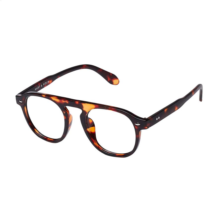 Milano Brown Turtle Blue Light - CLASSIC