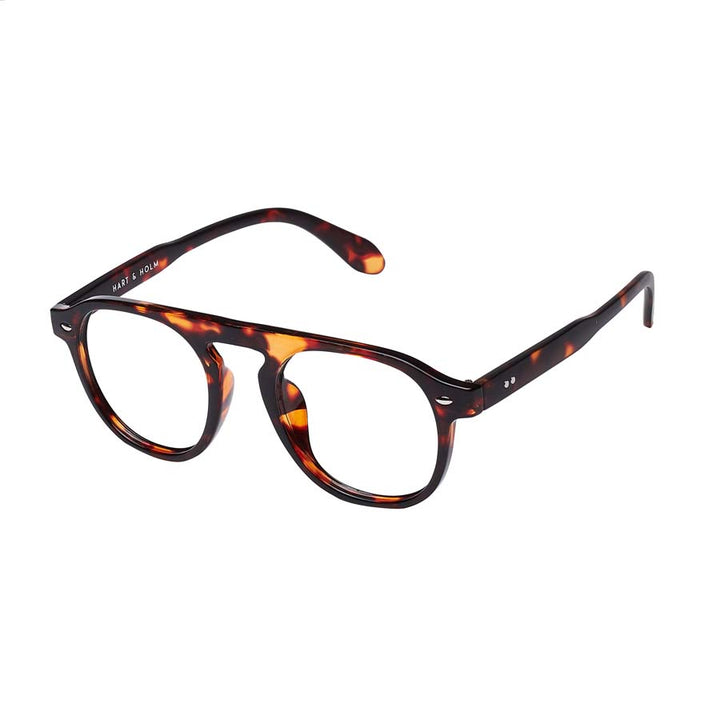 Milano Brown Turtle Blue Light - CLASSIC