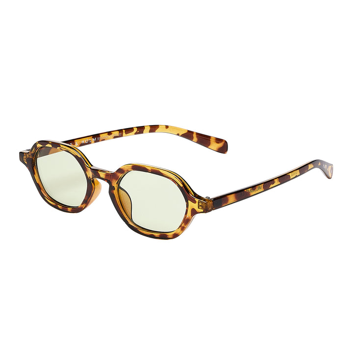 Millisimo Brown Turtle Green Lens Solbrille - CLASSIC | MEN