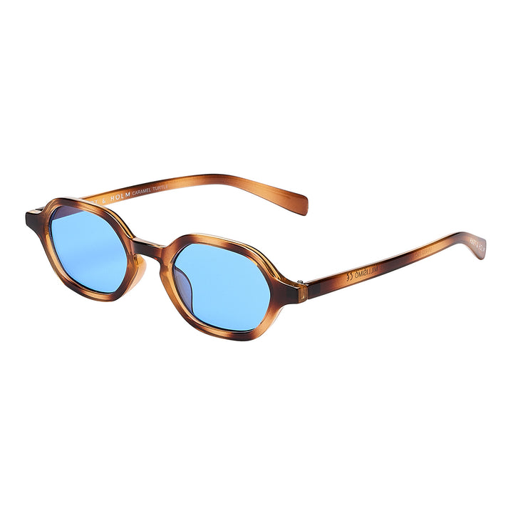 Millisimo Caramel Turtle Blue Lens Solbrille - CLASSIC | MEN