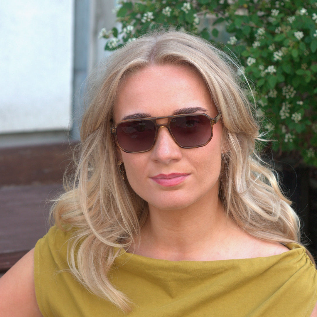 Paolo Hazel Turtle Sunglasses - PREMIUM