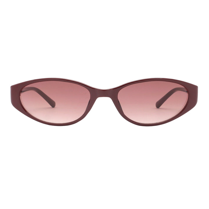 Pisa Burgundy Burgundy Lens Solbrille - CLASSIC