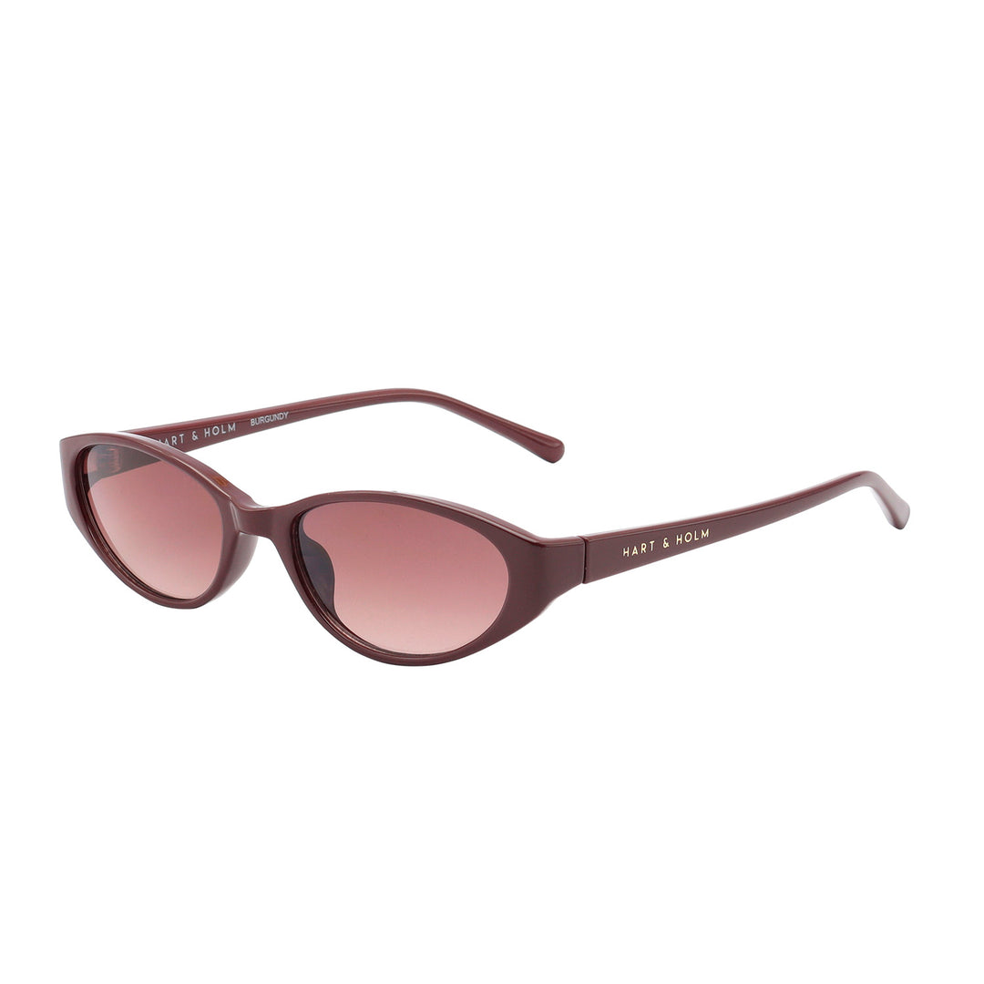 Pisa Burgundy Burgundy Lens Solbrille - CLASSIC