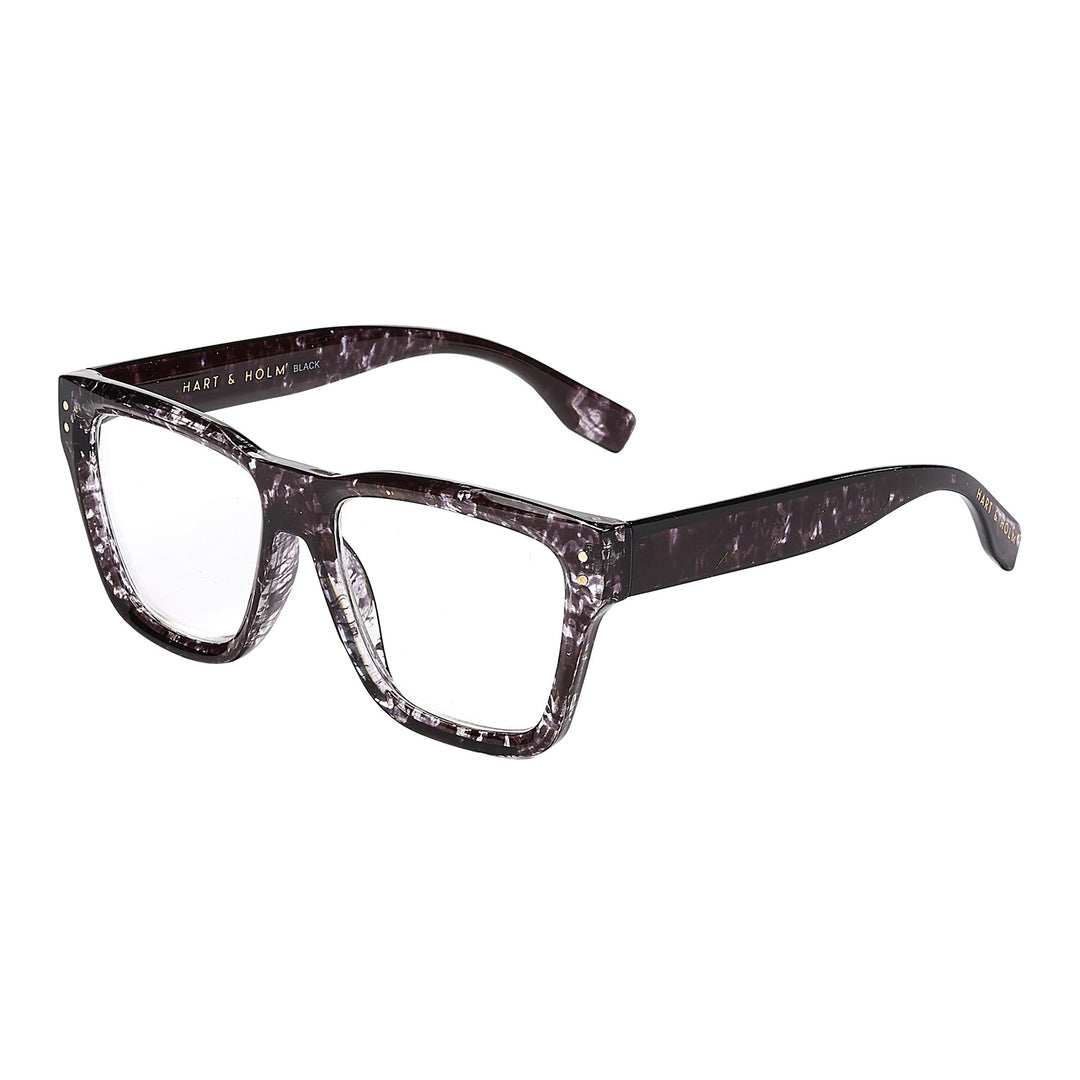 Raguse Schwarze Lesebrille - KLASSISCH