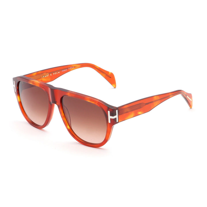 Rapallo Amber Turtle Brown Lens Solbrille - PREMIUM