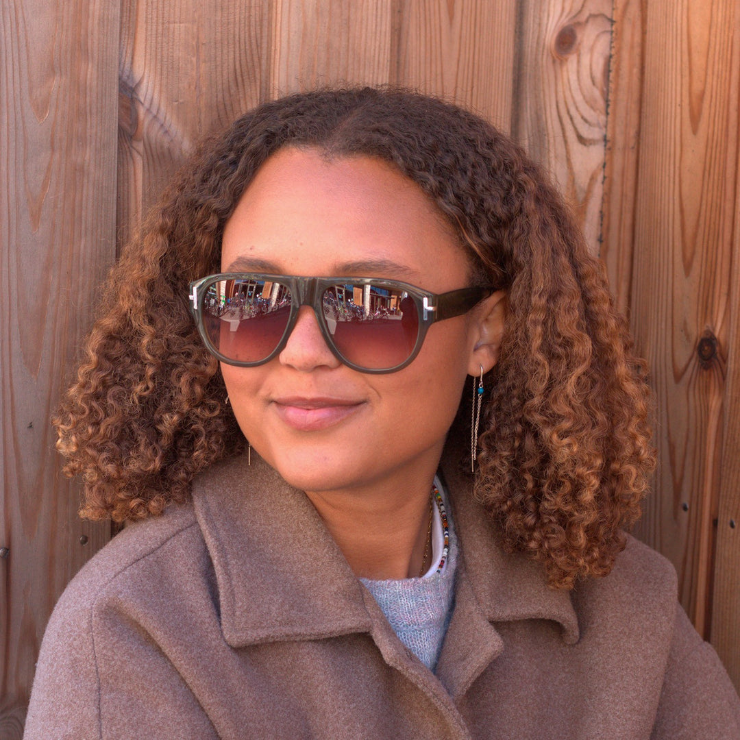 Rapallo Forest Brown Lens Solbrille - PREMIUM