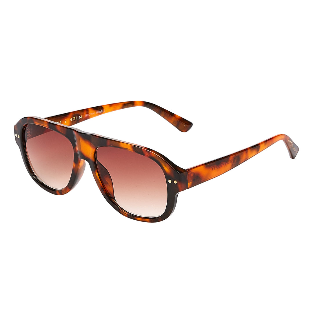 Roveredo Brown Turtle Solbrille med styrke - CLASSIC | WOMEN