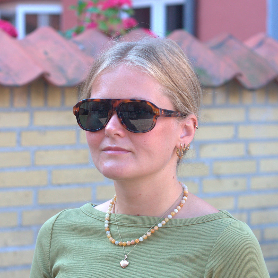 Roveredo Brown Turtle Solbrille - CLASSIC