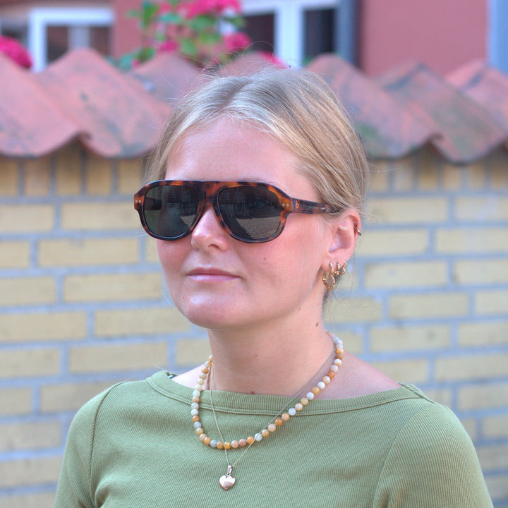 Roveredo Brown Turtle Solbrille - CLASSIC