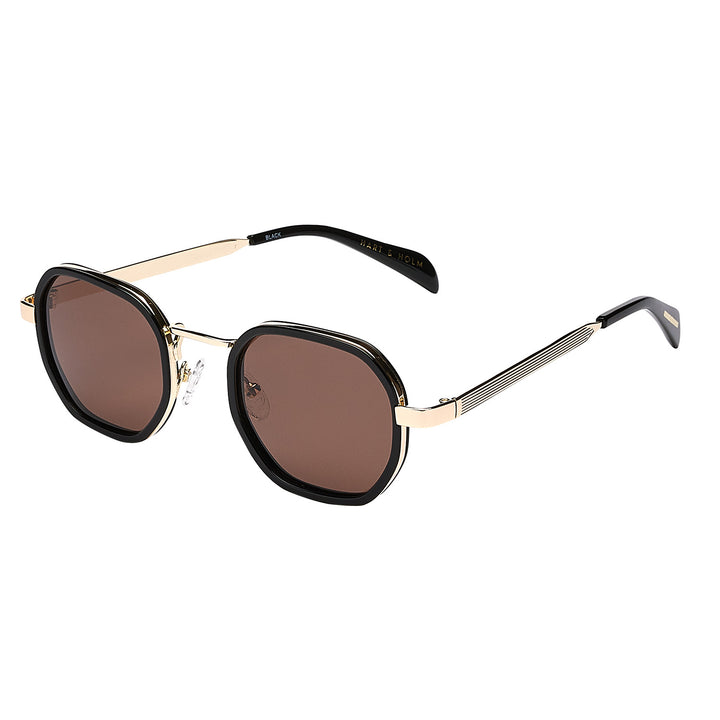 Torriana Black Black/Brown Lens Solbrille - PREMIUM | MEN