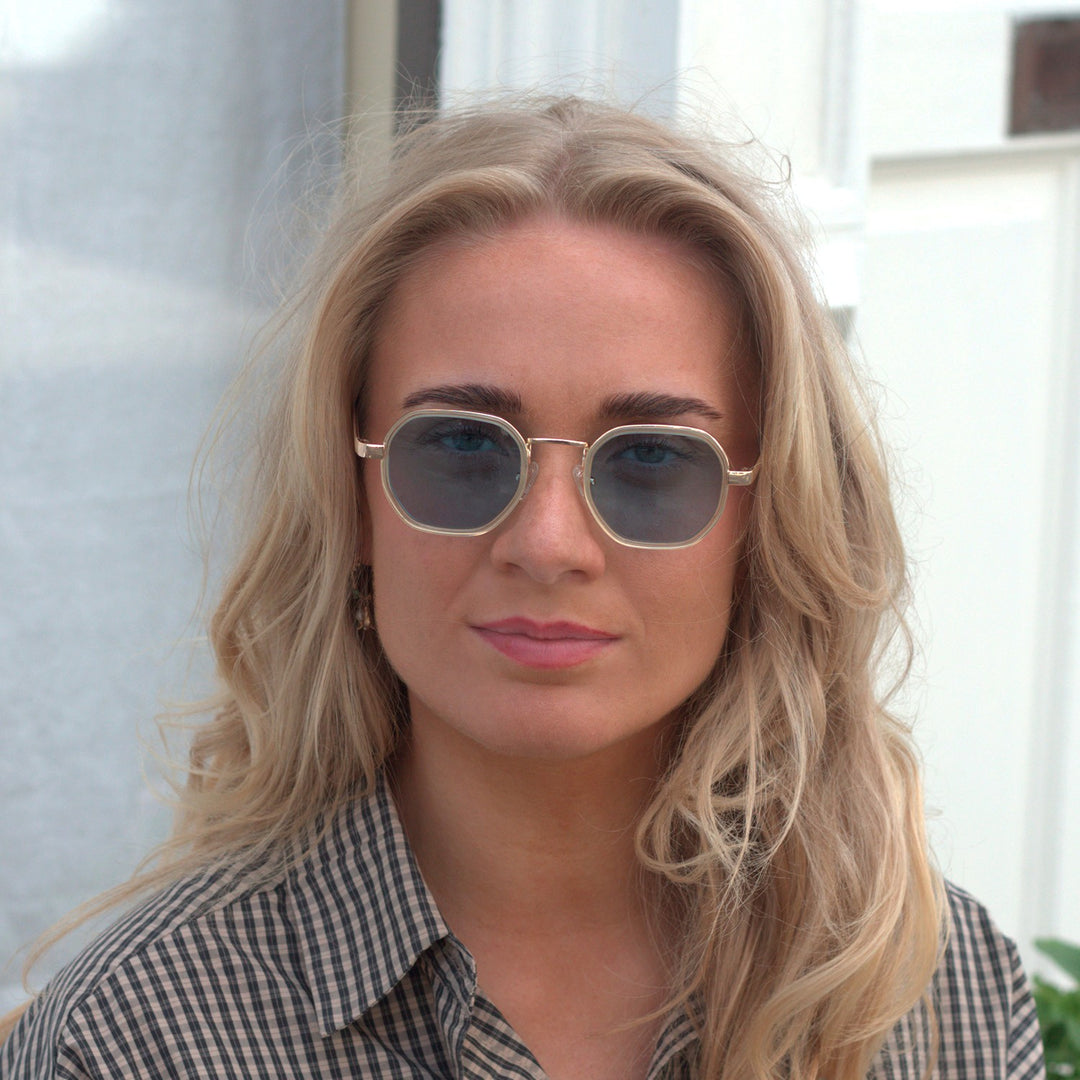 Torriana Clear Blue Lens Sunglasses - PREMIUM