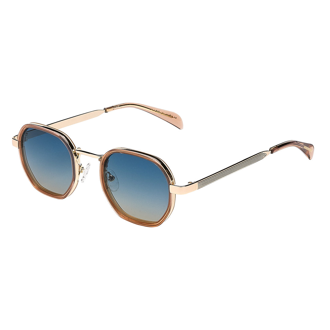 Torriana Walnut Black/Blue Lens Solbrille - PREMIUM | MEN