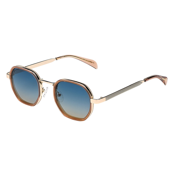 Torriana Walnut Black/Blue Lens Solbrille - PREMIUM | MEN