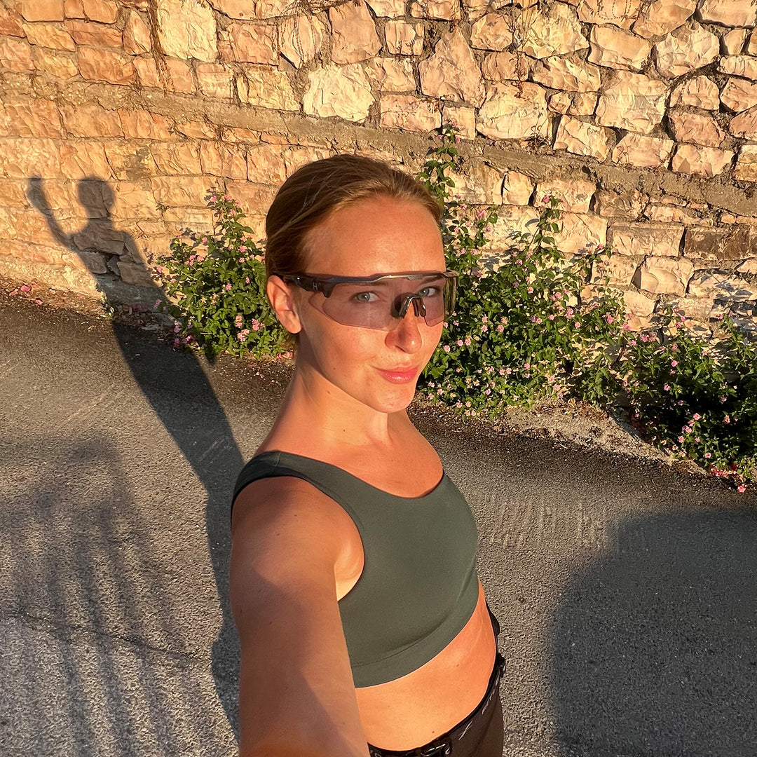 Valenzano Slim Metallic Green Fotokromisk Sportsbrille - PREMIUM