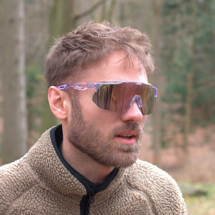 Valenzano Purple Sports Glasses - PREMIUM | MEN