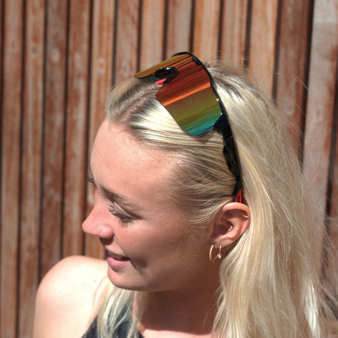 Valenzano Red Sports Glasses - PREMIUM | WOMEN