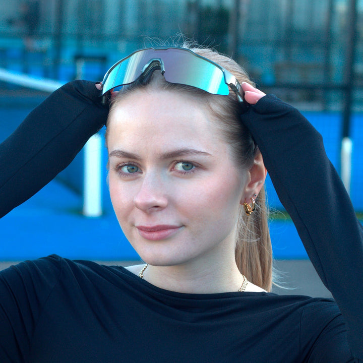 Valenzano Slim Metallic Green Sportsbrille - PREMIUM