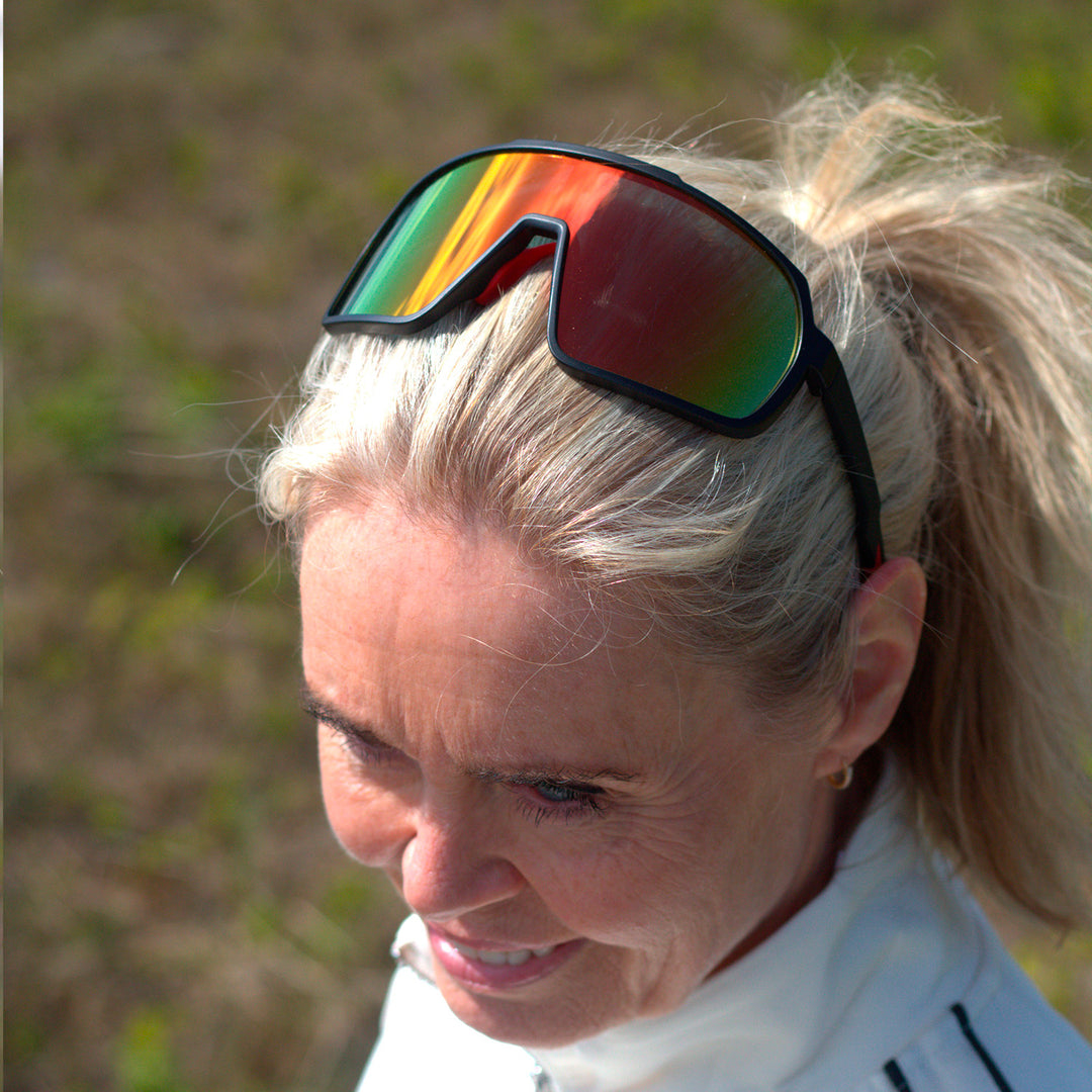 Vasto Red Sports Glasses - PREMIUM | WOMEN