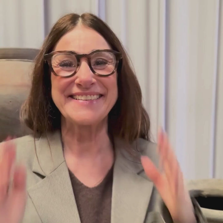 Montebello Brown Stripe Læsebrille - PREMIUM | WOMEN