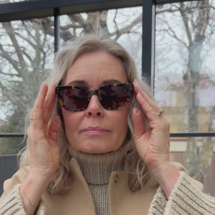 Merano Brown Turtle Solbrille - PREMIUM | WOMEN