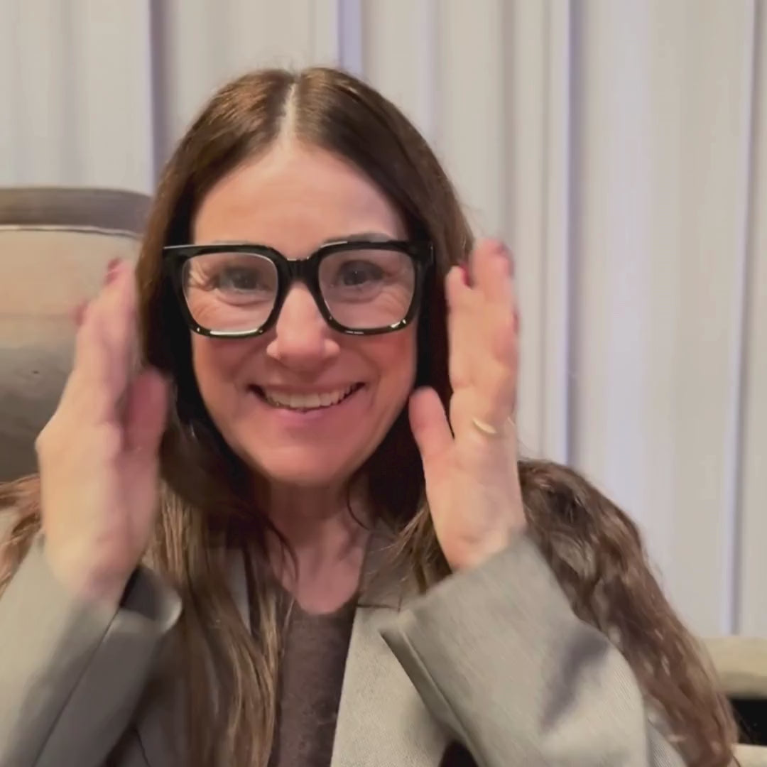 Bacoli Schwarze Lesebrille – KLASSISCH