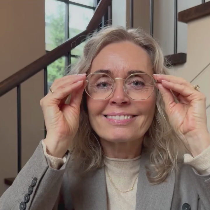 Arezzo Gold Læsebrille - PREMIUM | WOMEN