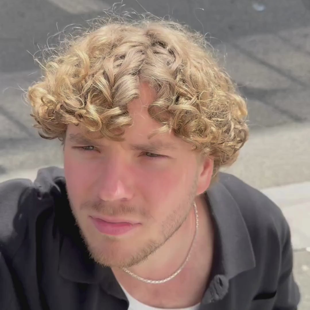 Caldiero Black Blue Lens Solbrille - PREMIUM | MEN