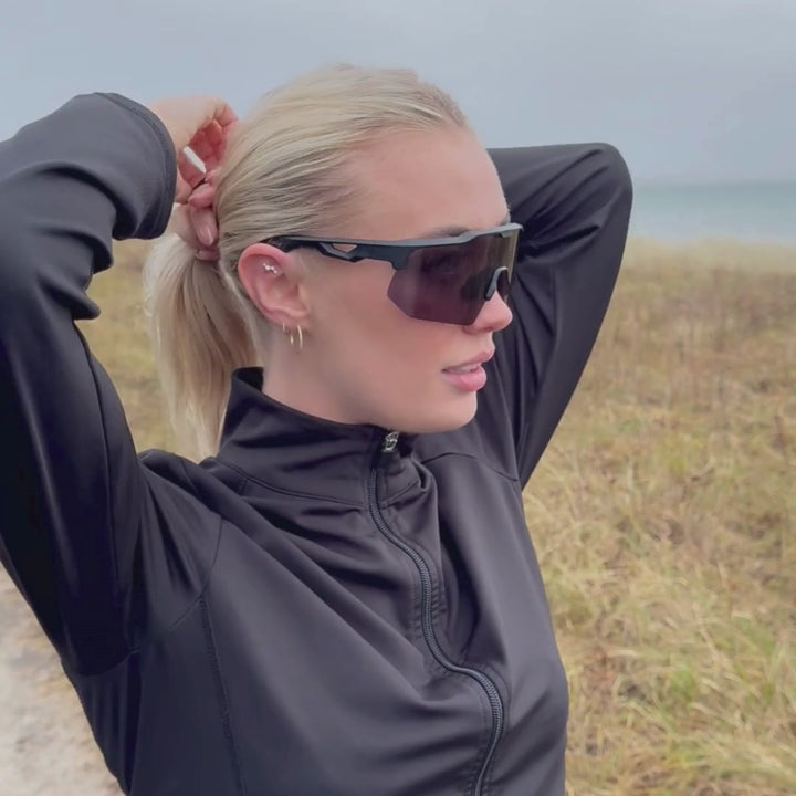 Valenzano Schwarze Sportbrille – PREMIUM