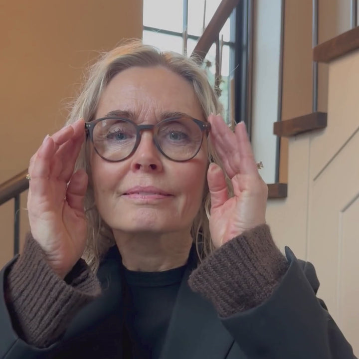 Grosetto Brown Turtle Reading Glasses - PREMIUM