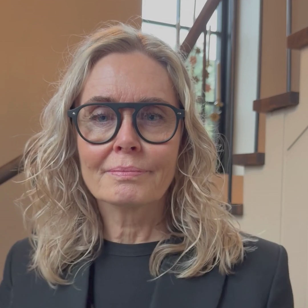 Milano Mat Black Læsebrille - CLASSIC | WOMEN